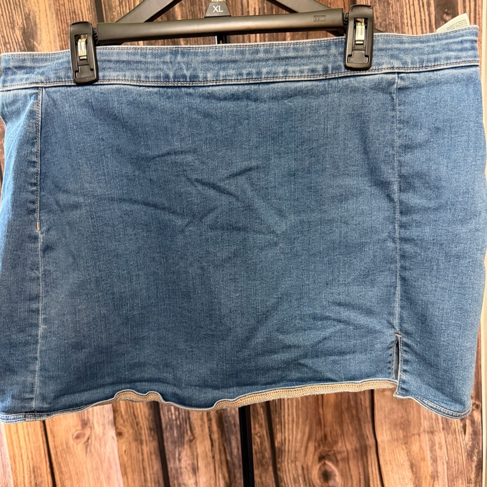 American Eagle Outfitters Blue Denim Mini Skort